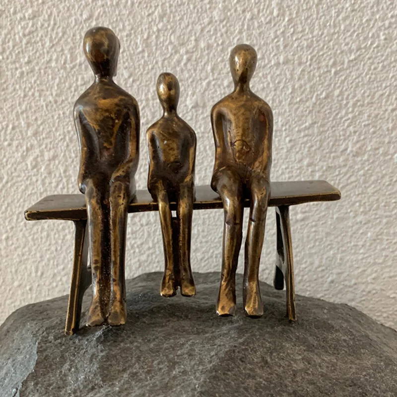 Bankje me kinderen