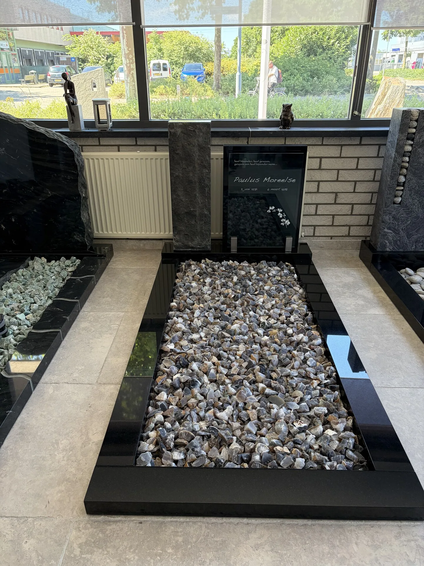 zwart graniet glas rvs
